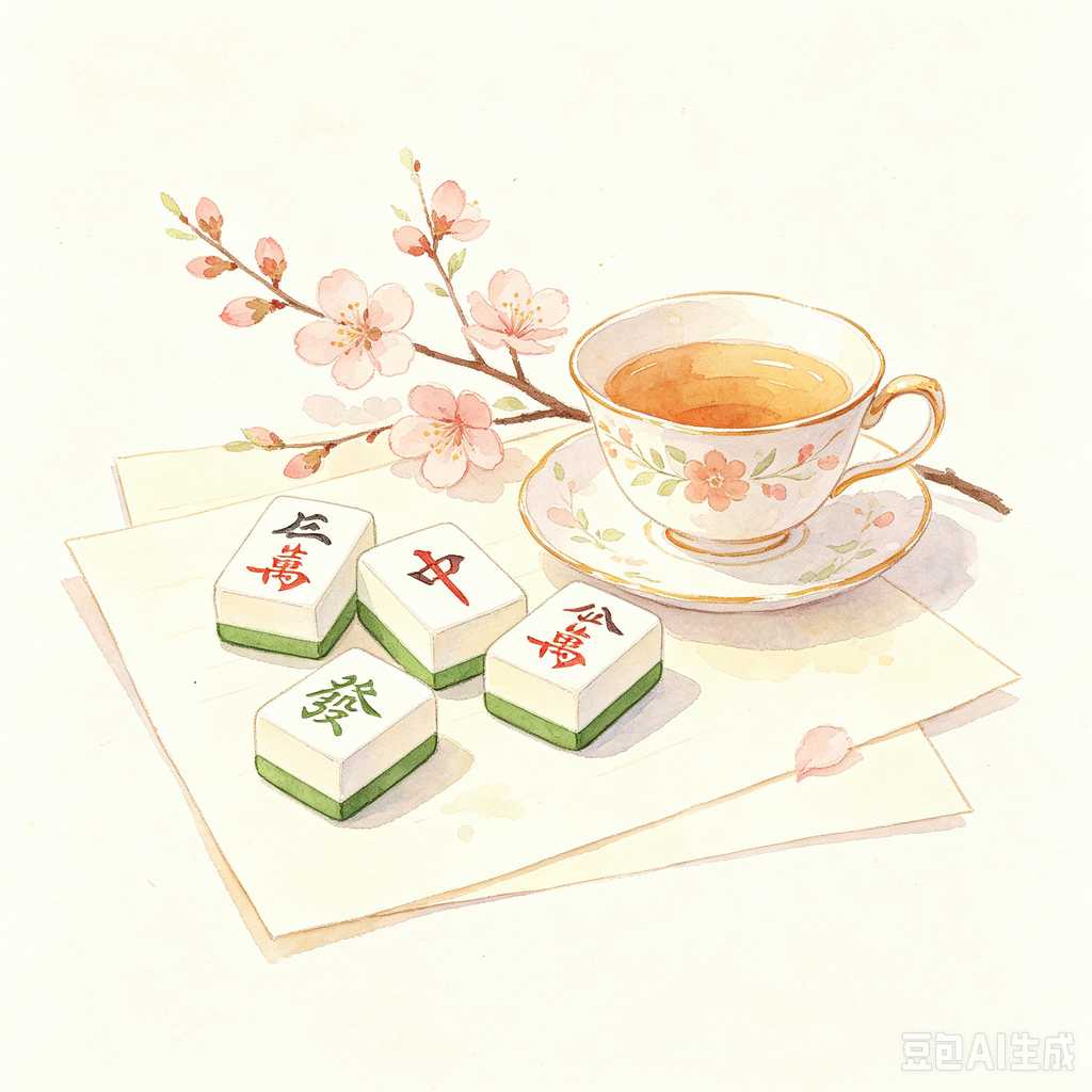 super portable mahjong game set