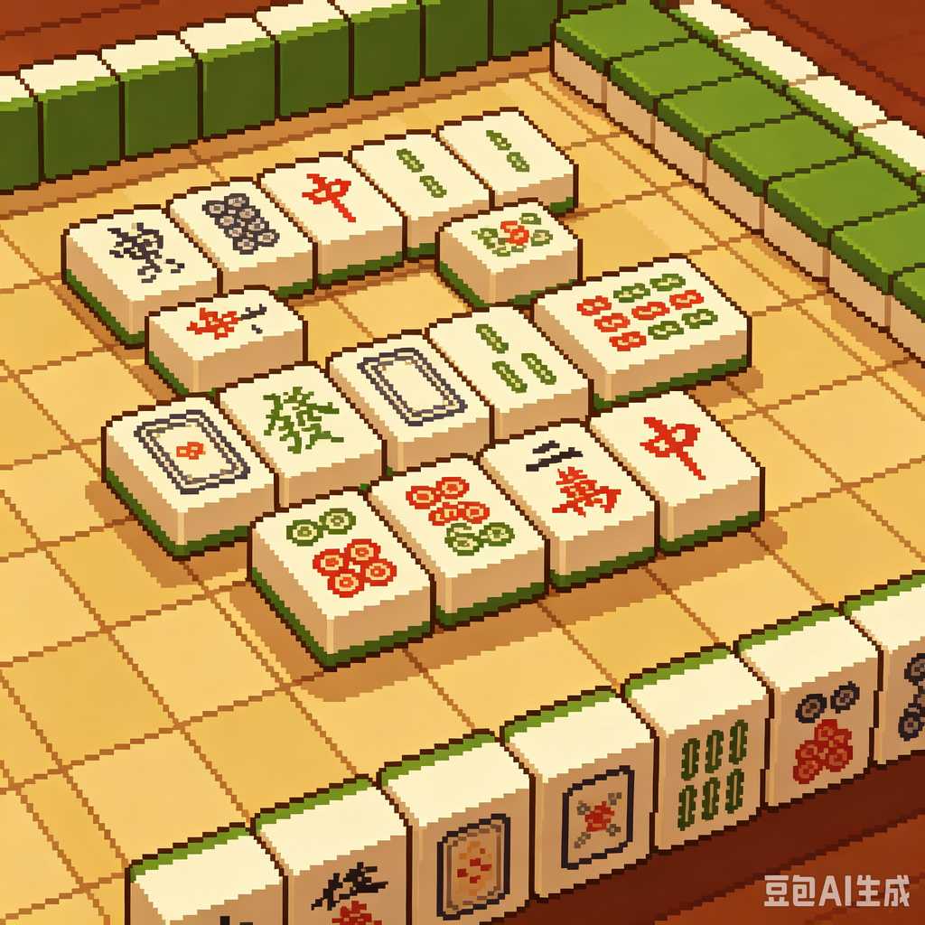 modern oriental mahjong set