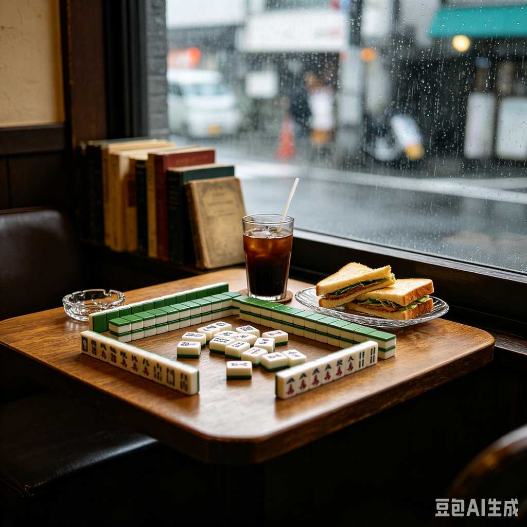 hotel room mahjong set