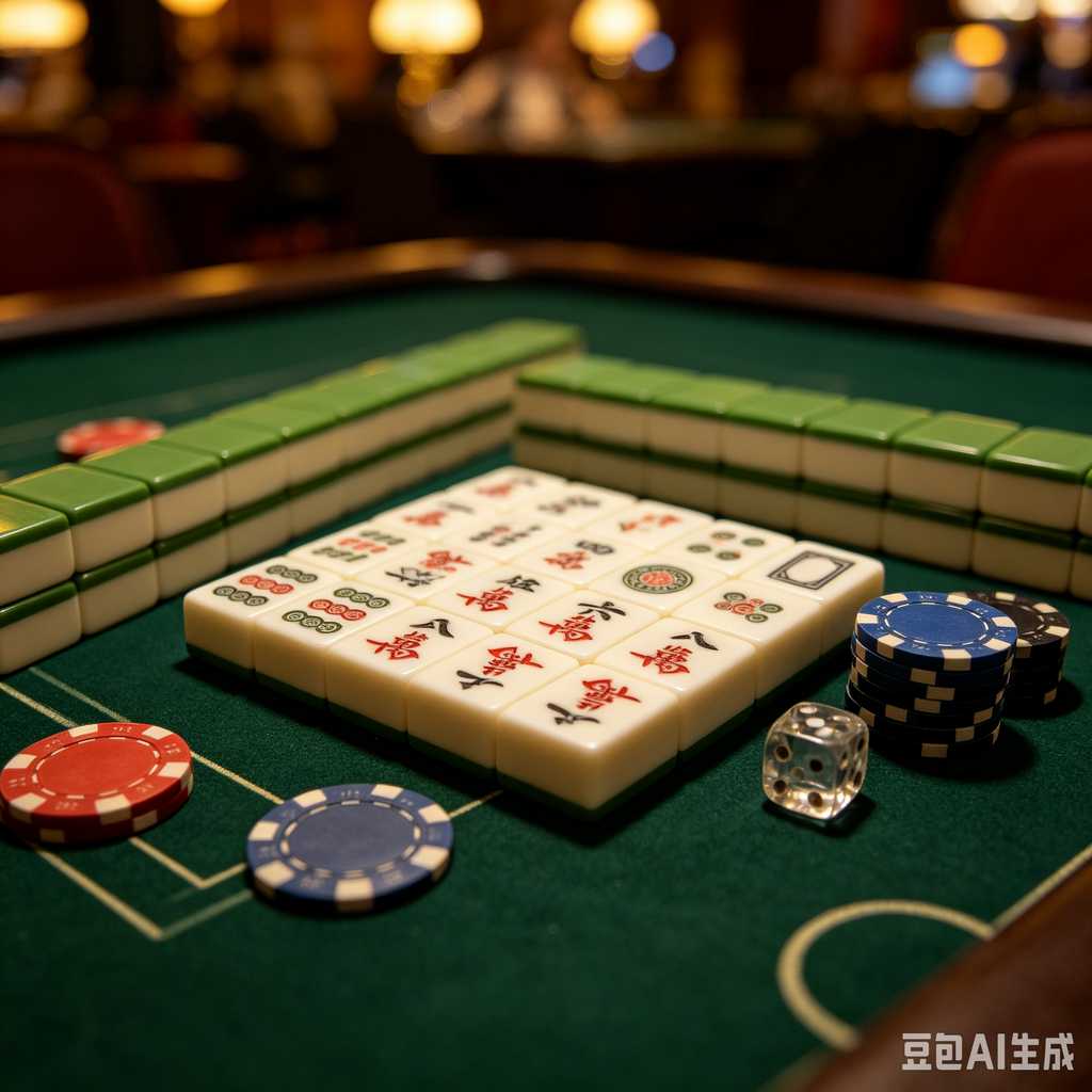handheld mahjong tiles set